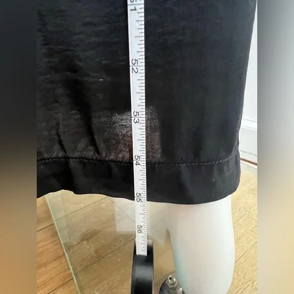 $425 Raquel Allegra Women Diane Wrap Maxi Dress Black Size 0 Small Quiet Luxury - Picture 9 of 13